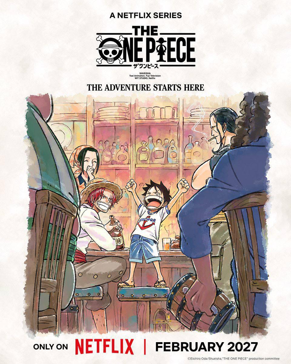 Луффи и команда в новом ремейке One Piece