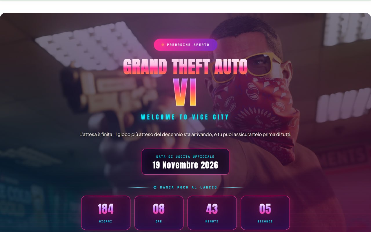 Скриншот страницы предзаказа GTA 6 с пометкой распродано
