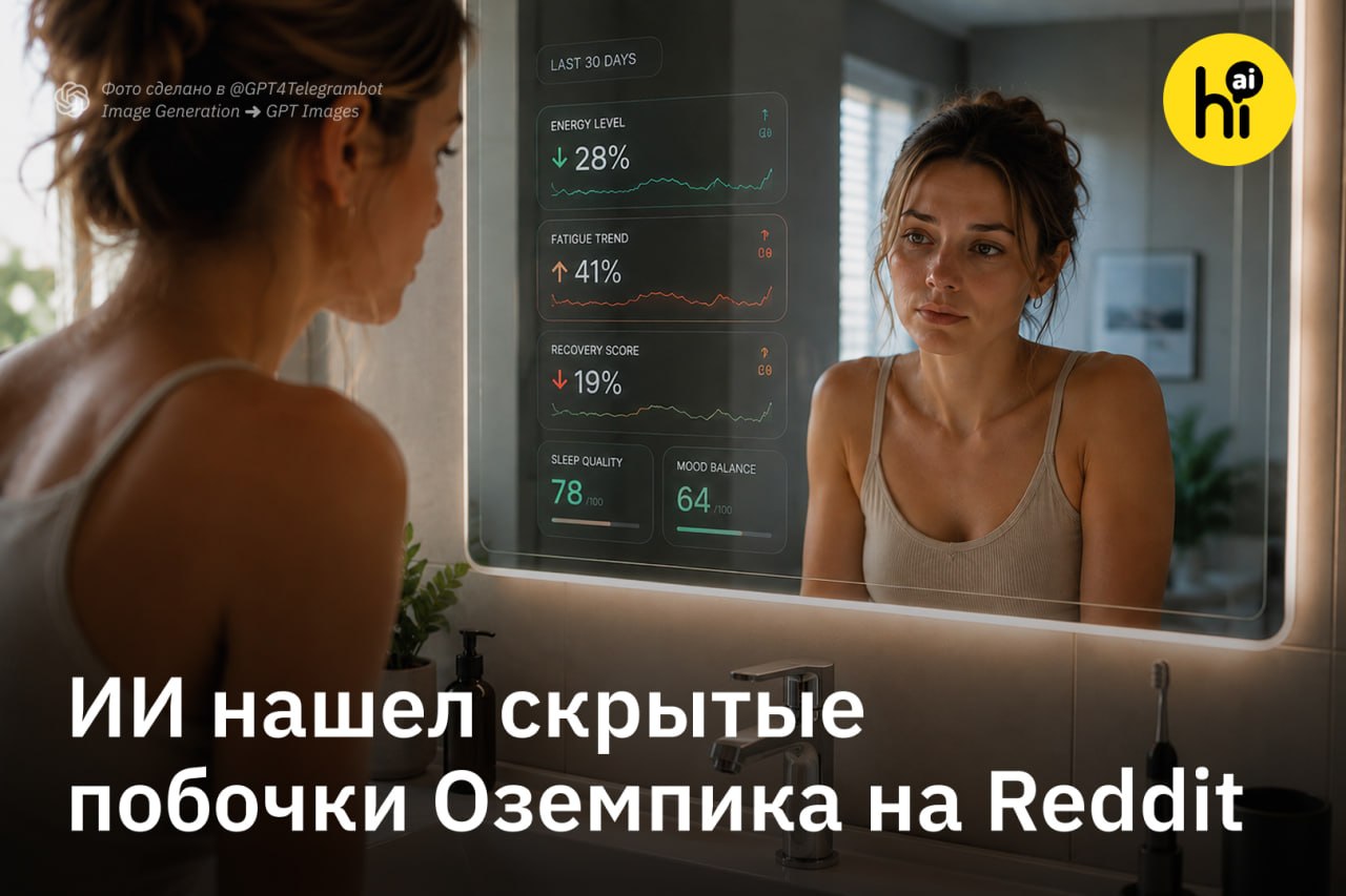 Искусственный интеллект анализирует посты на Reddit о побочных эффектах
