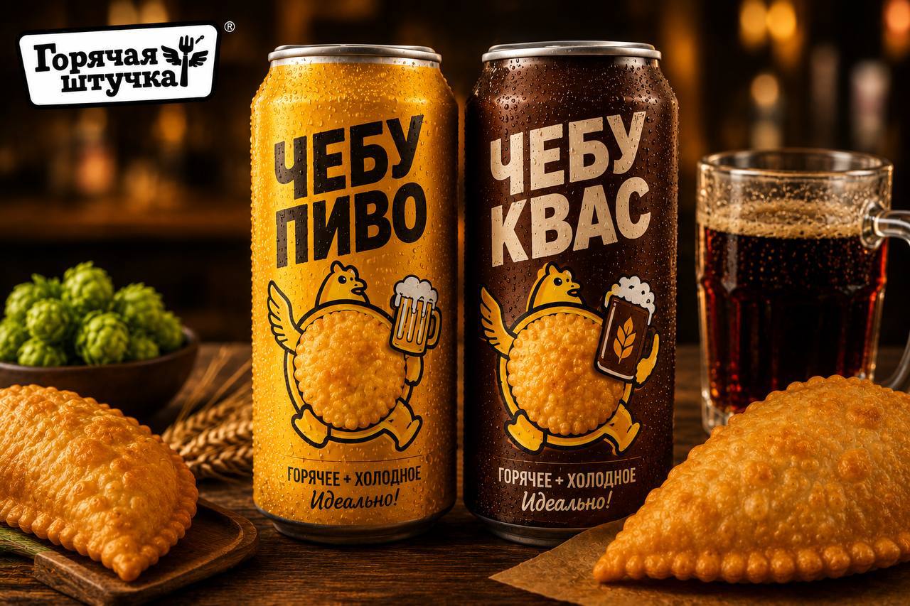 Банка Чебупива с изображением Чебурашки