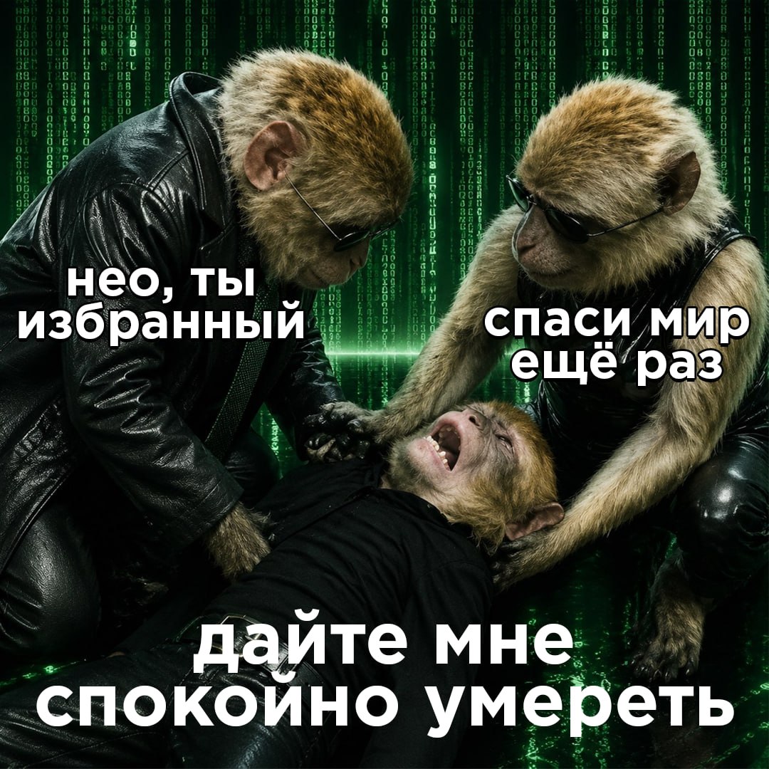 Картинка с сюжетом пятой Матрицы
