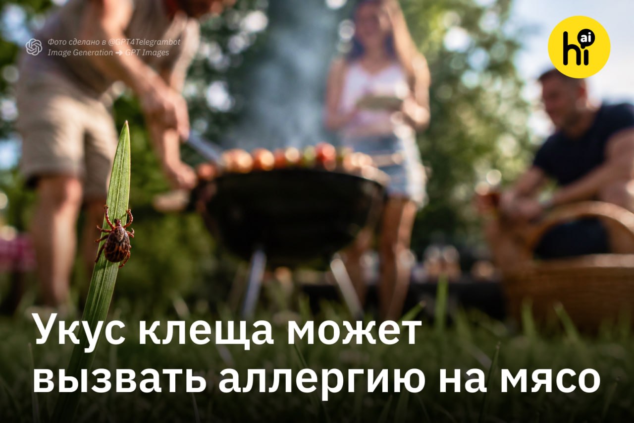 Клещ на коже человека крупным планом