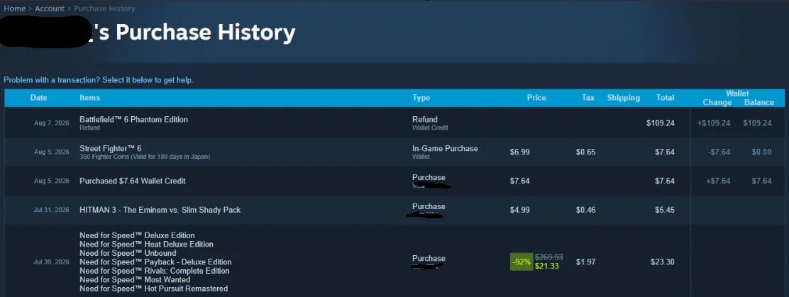 Геймер радуется возврату денег за игру в Steam