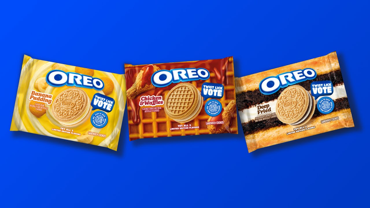 Печенье Oreo со вкусом курицы и вафель