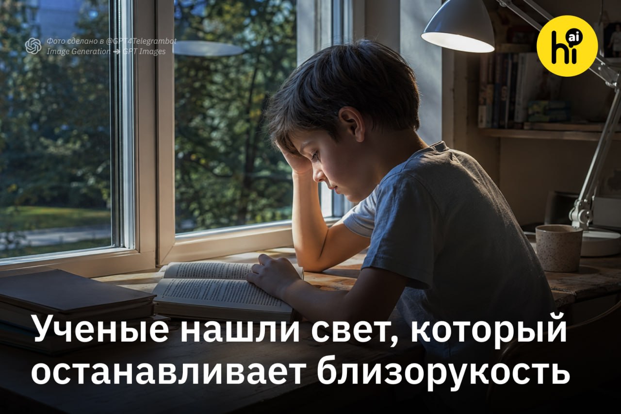 Индиговый свет защищает глаза от близорукости