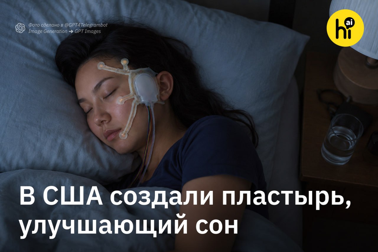 Мягкий пластырь на лбу для стимуляции сна