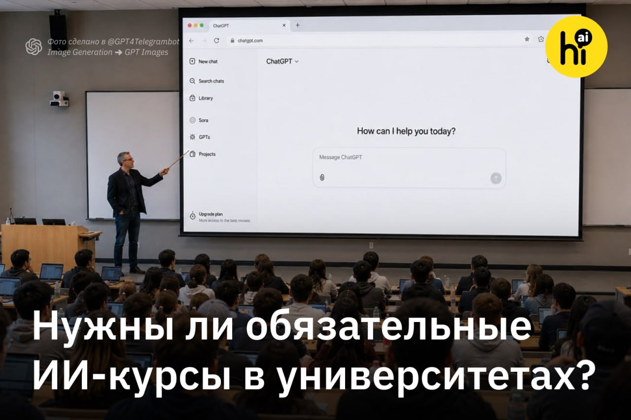 Студенты изучают искусственный интеллект в современном университете