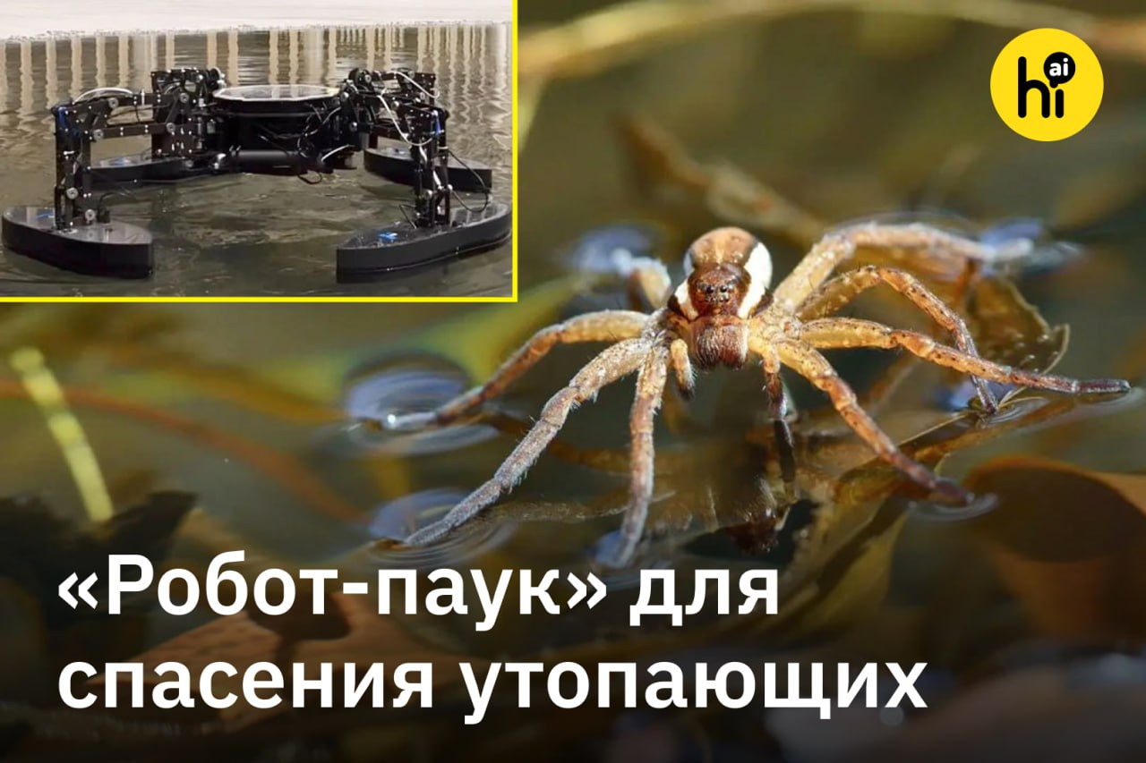 Четырехногий робот-спасатель QuadBoat на воде