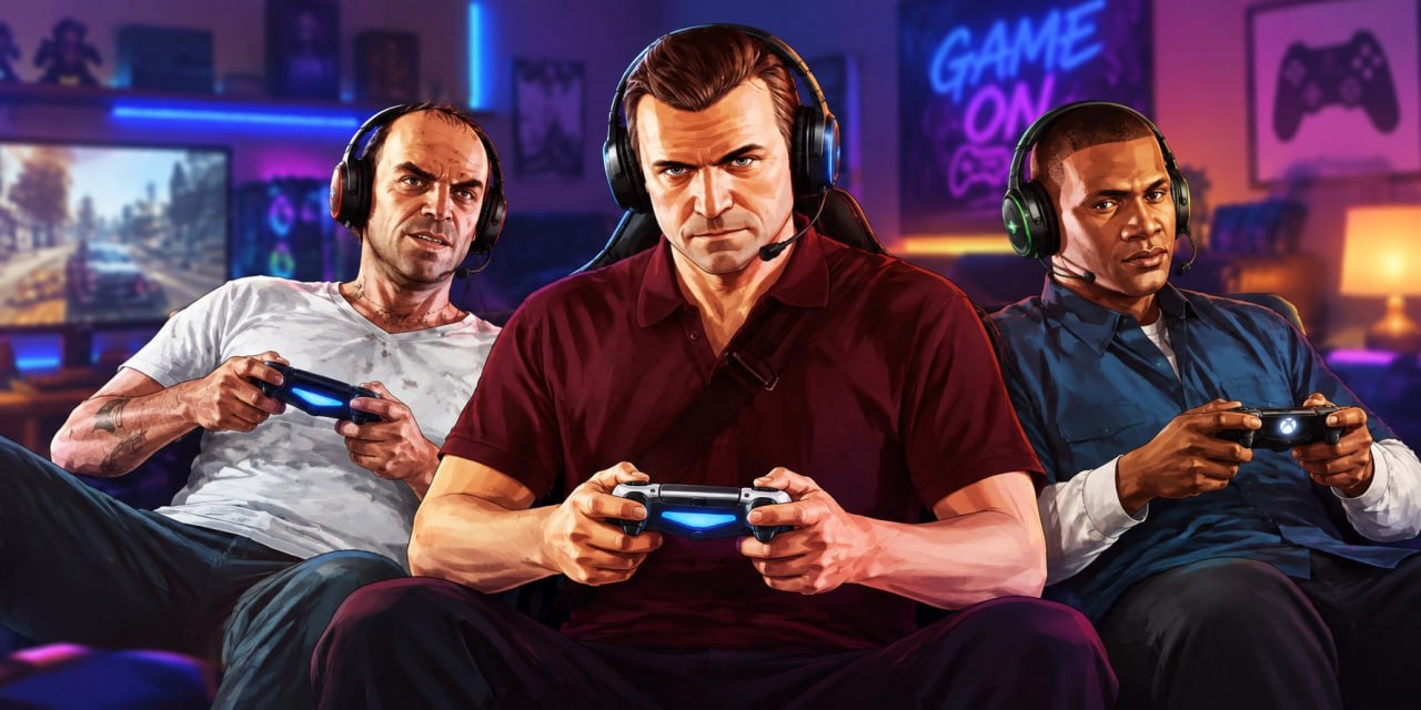 Актеры GTA V вместе играют в игру