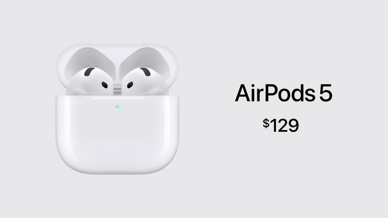 Новые беспроводные наушники AirPods за 129 долларов