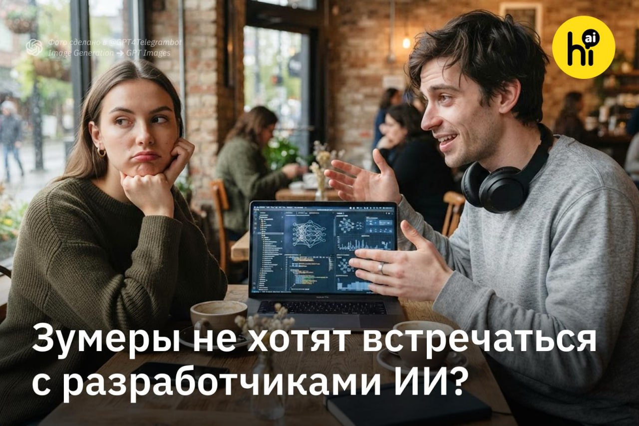 Зумеры теряют интерес к разработчикам искусственного интеллекта