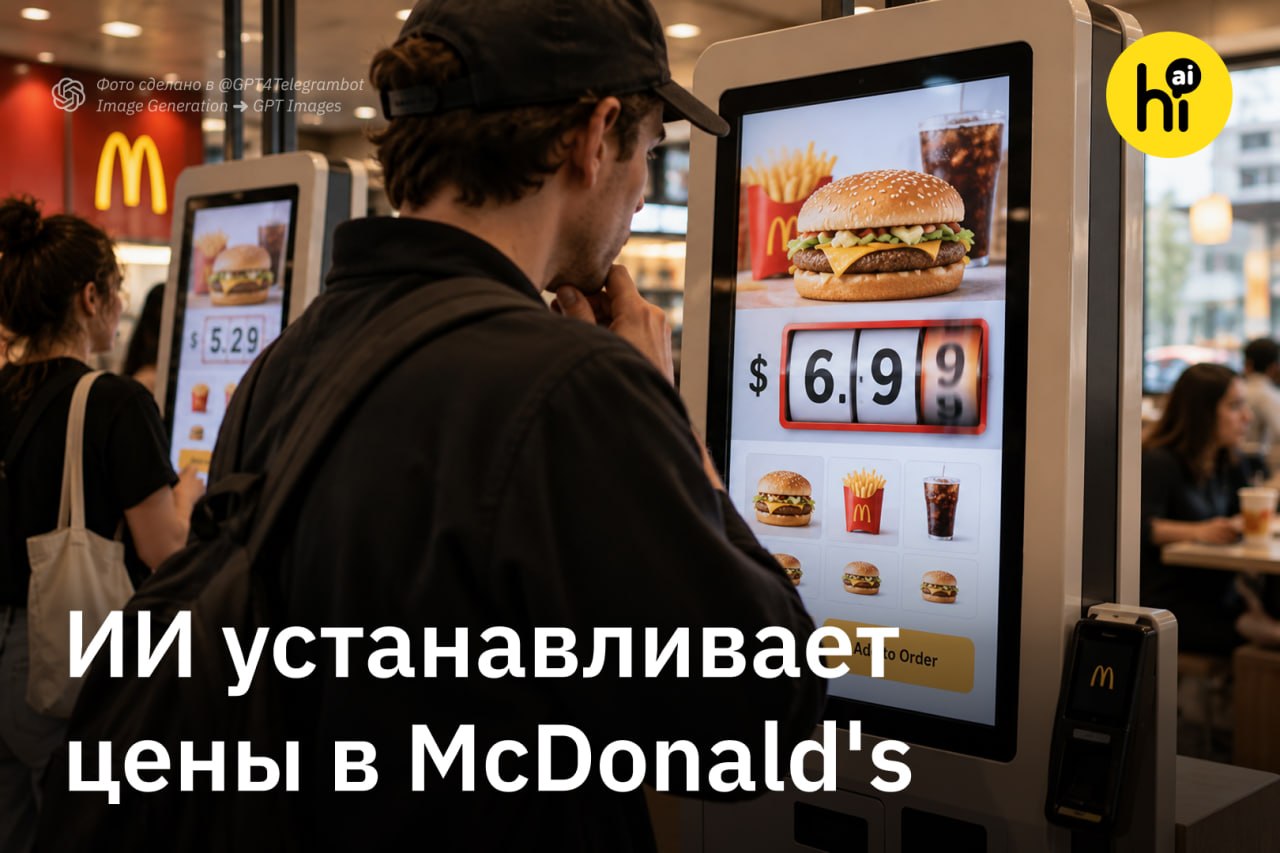 Искусственный интеллект рассчитывает цены на бургеры