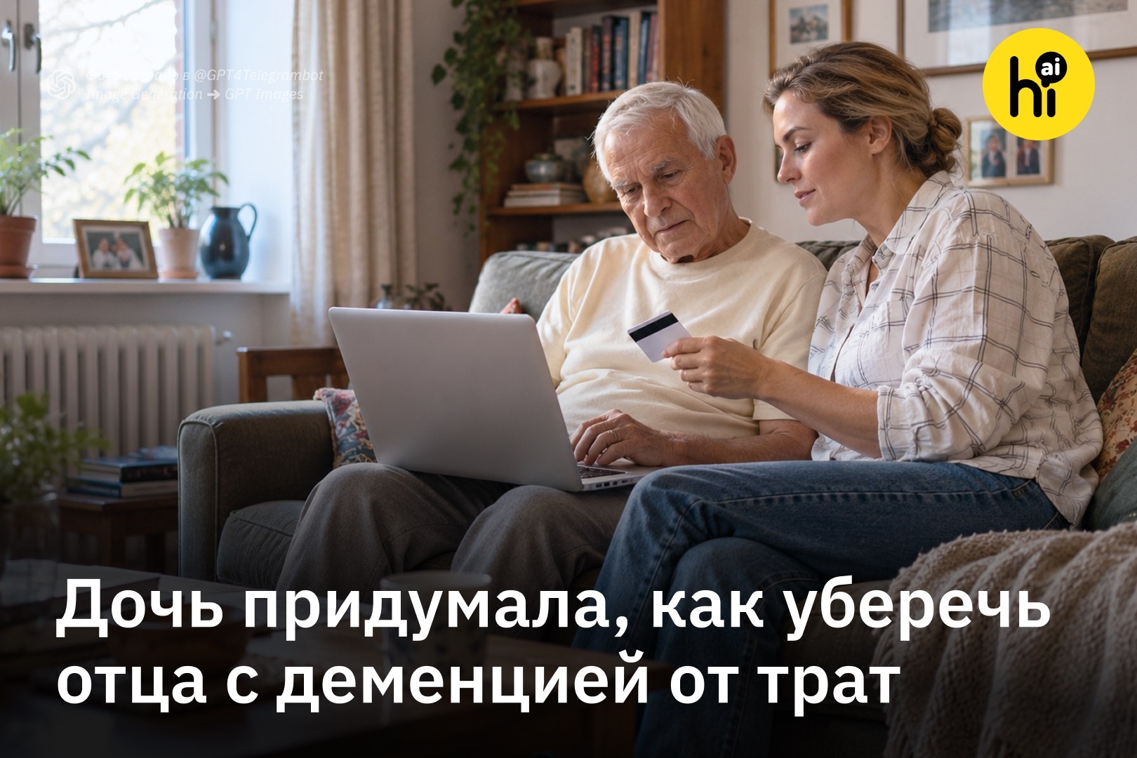 Пожилой мужчина делает онлайн-покупки на ноутбуке