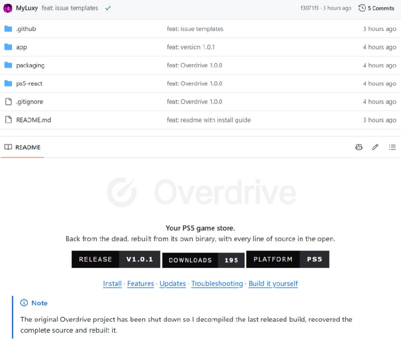 Пиратский магазин Overdrive для PlayStation после блокировки