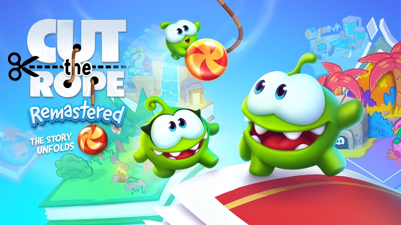 Ам Ням и конфета в обновлённой игре Cut The Rope